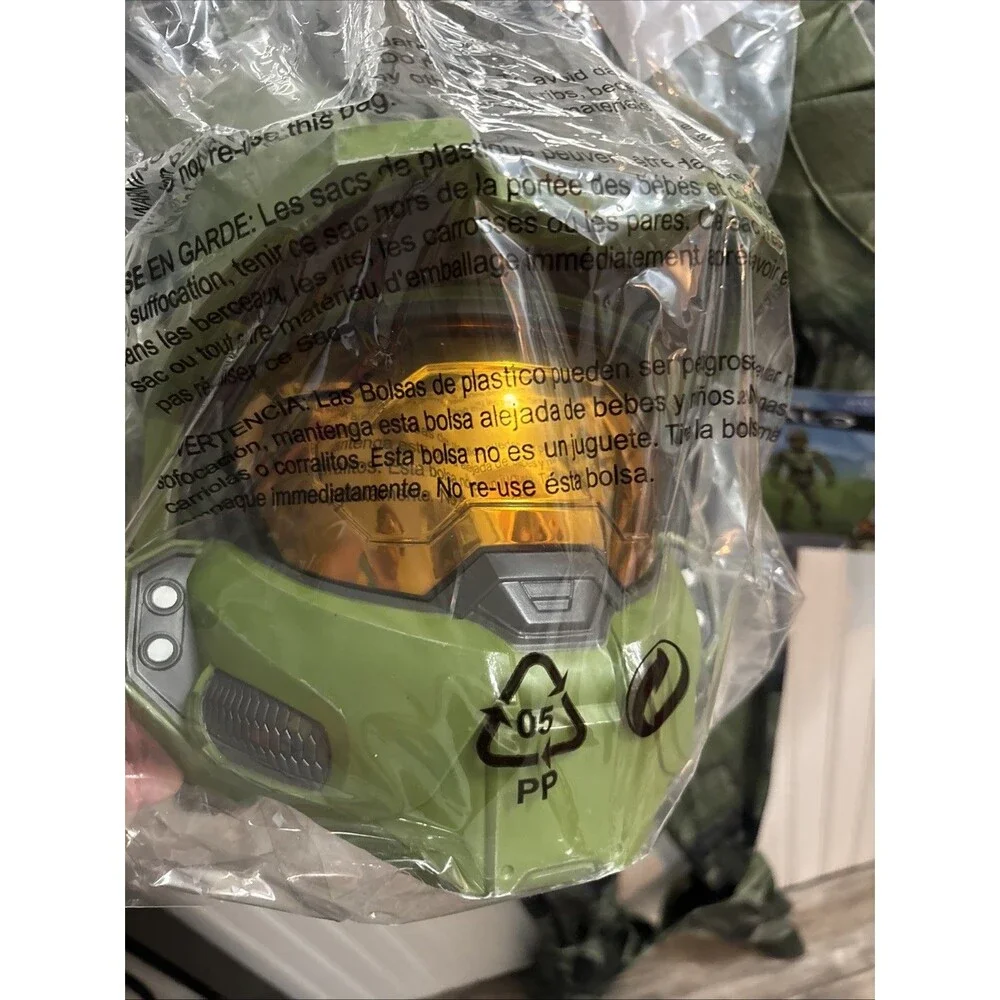 Disguise Halo Boy S 4-6 Infinite Master Chief Jumpsuit Costume w/Mask NWT Party